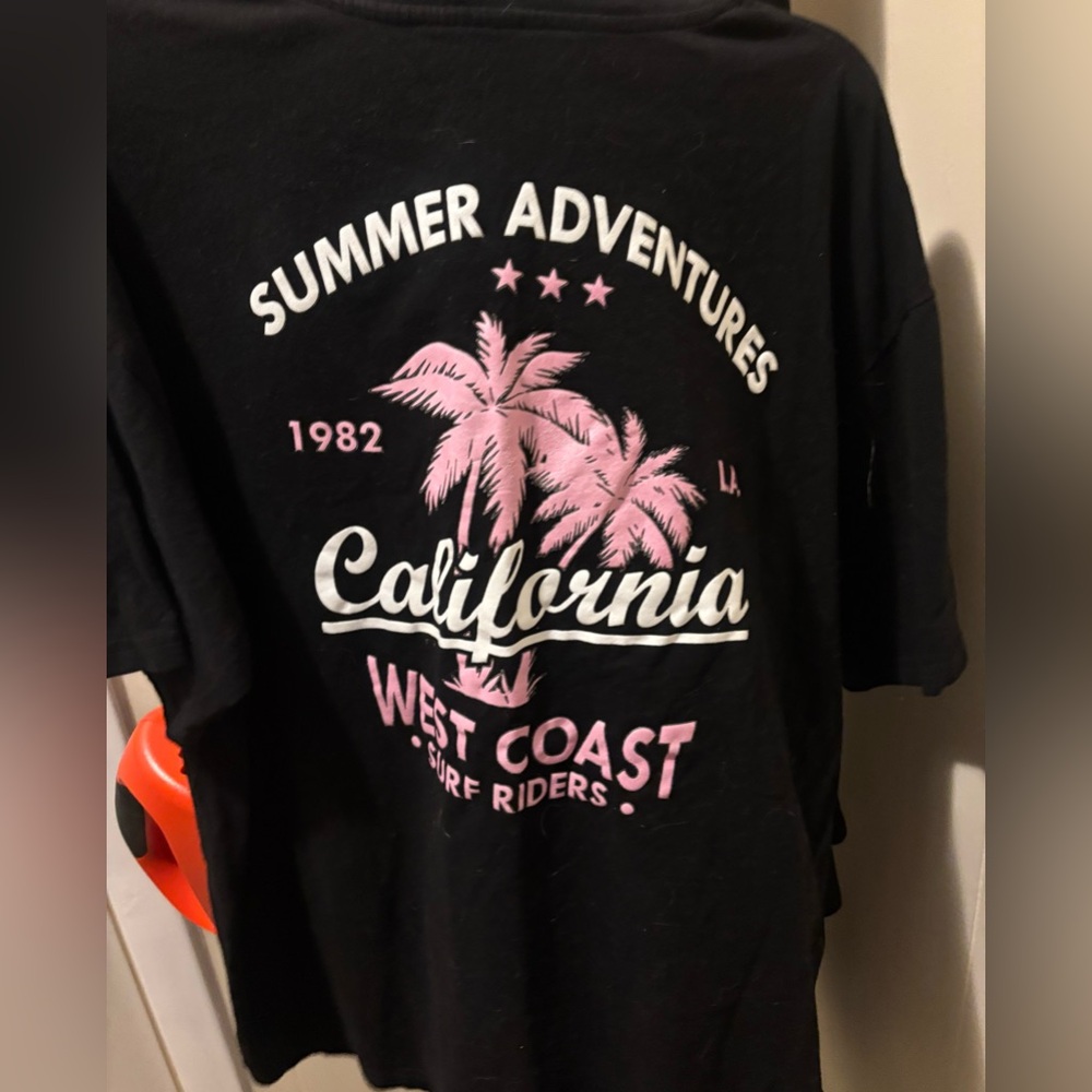 California dreaming short sleeve tshirt medium oversized